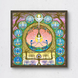 The Offering – Fine Art Print on Canvas – Giclee (Framed)