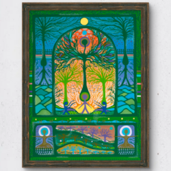 Grandmother – Fine Art Print on Canvas – Giclee (Framed)