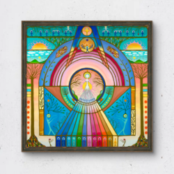 Together We Heal - Fine Art Print on Canvas - Giclee (Framed)